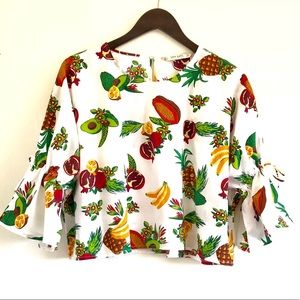 🍍Zara Basic Tropical Fruit Crop